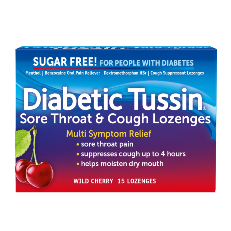 Diabetic Tussin Sore Throat & Cough Lozenges