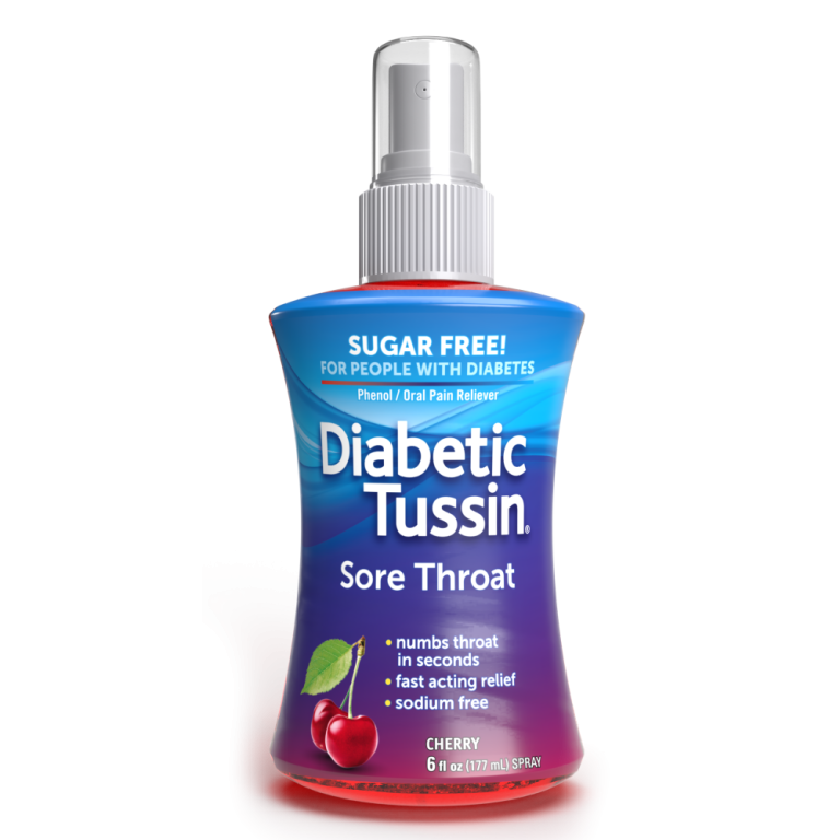 Diabetic Tussin Sore Throat Cherry Spray