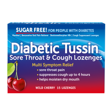 Diabetic Tussin Sore Throat & Cough Lozenges